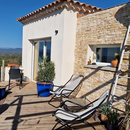 ברז'אק Reve D'Escapade Chambre Avec Vue Sublime Sur Les Cevennes Ardechoises מראה חיצוני תמונה