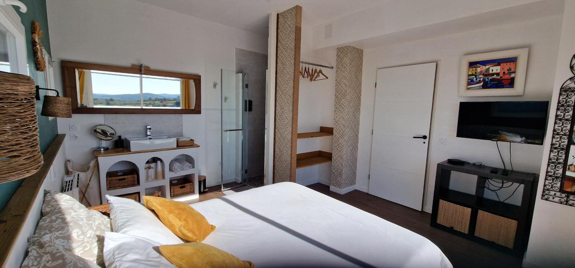 ברז'אק Reve D'Escapade Chambre Avec Vue Sublime Sur Les Cevennes Ardechoises מראה חיצוני תמונה